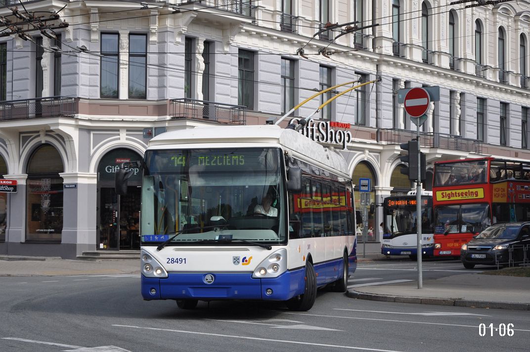 Рига, Škoda 24Tr Irisbus Citelis № 28491