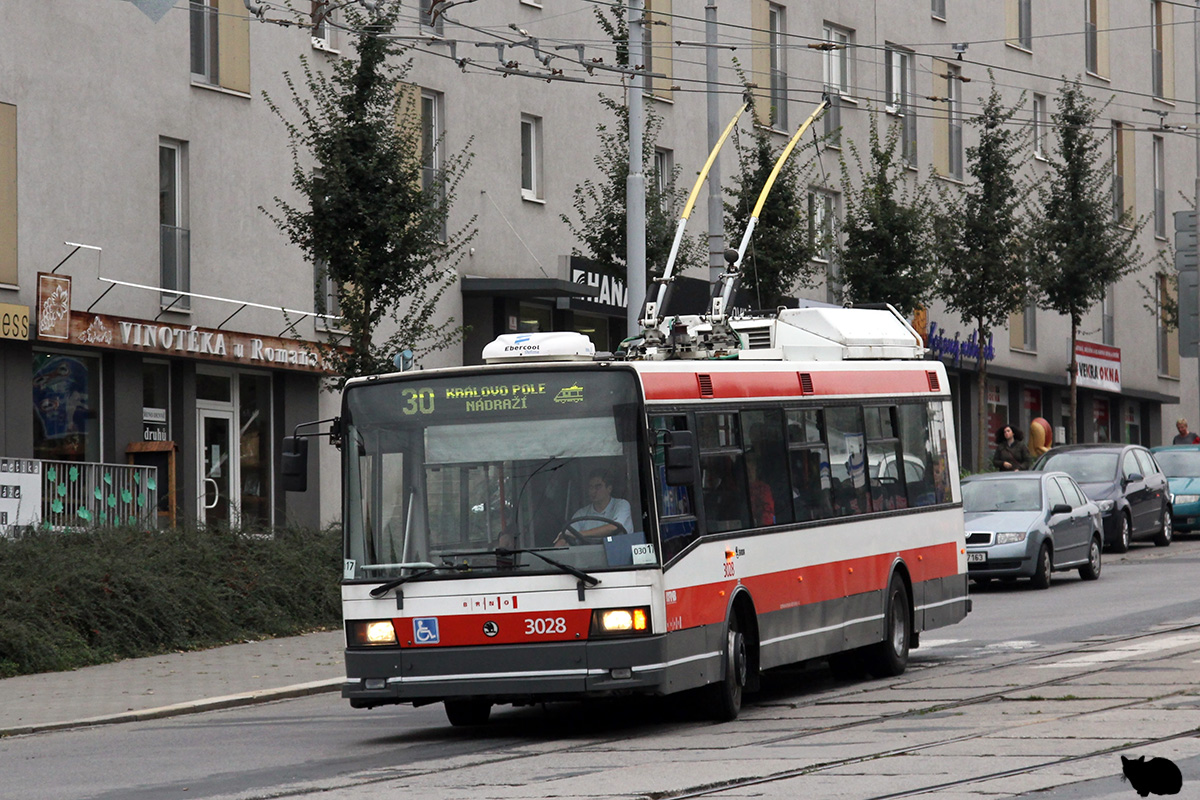 Брно, Škoda 21Tr № 3028