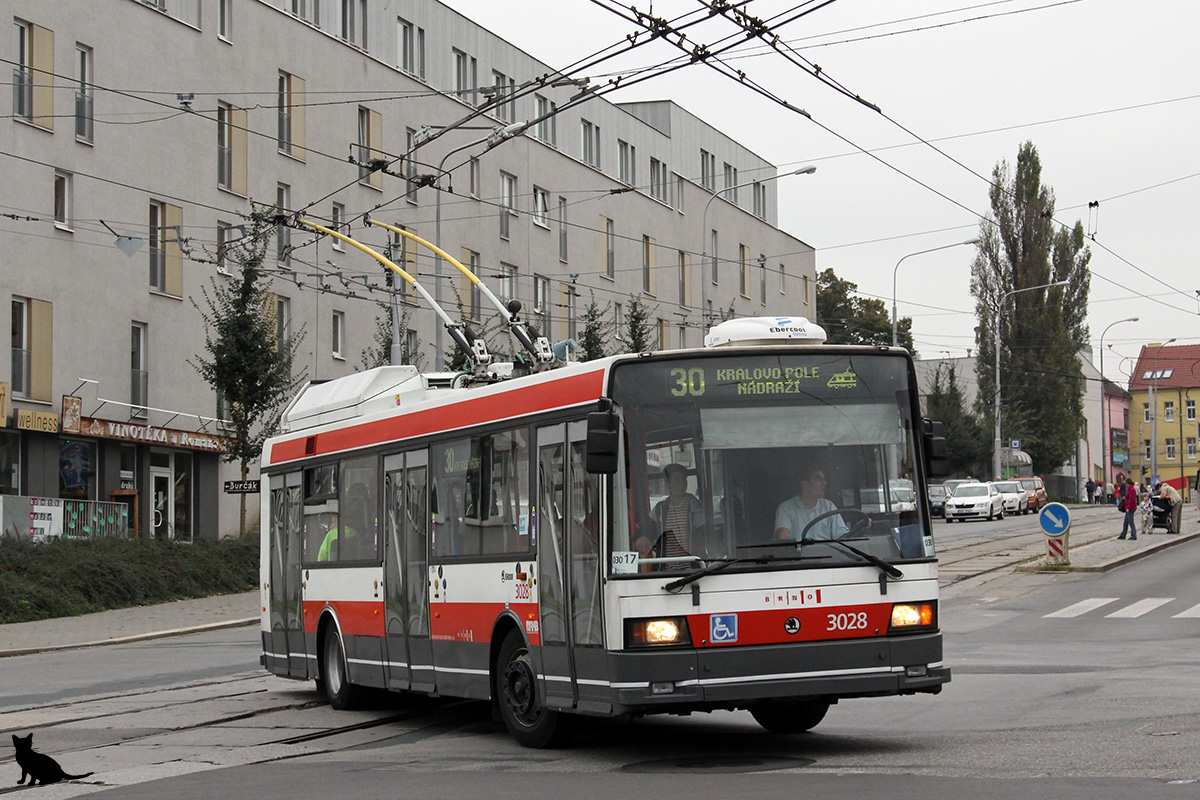Брно, Škoda 21Tr № 3028