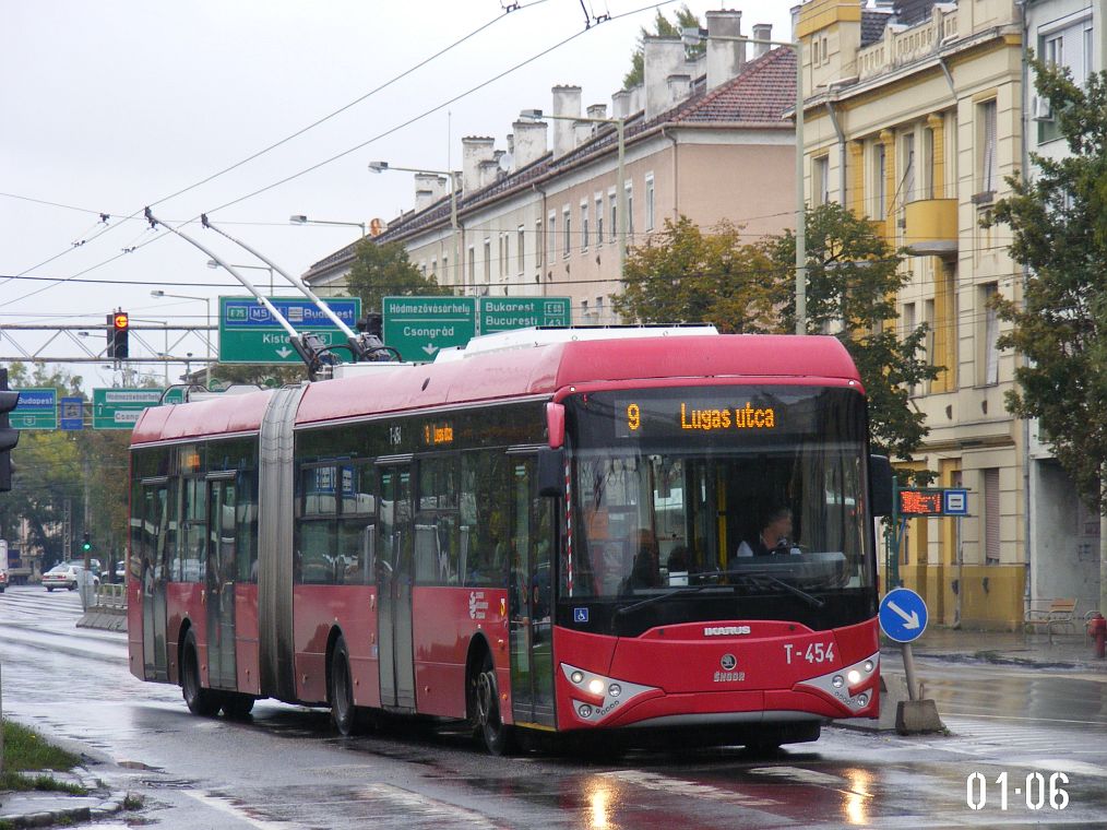 Сегед, Ikarus-Škoda Tr187.2 № T-454 Сегед, Ikarus-Škoda Tr187.2 № T-454