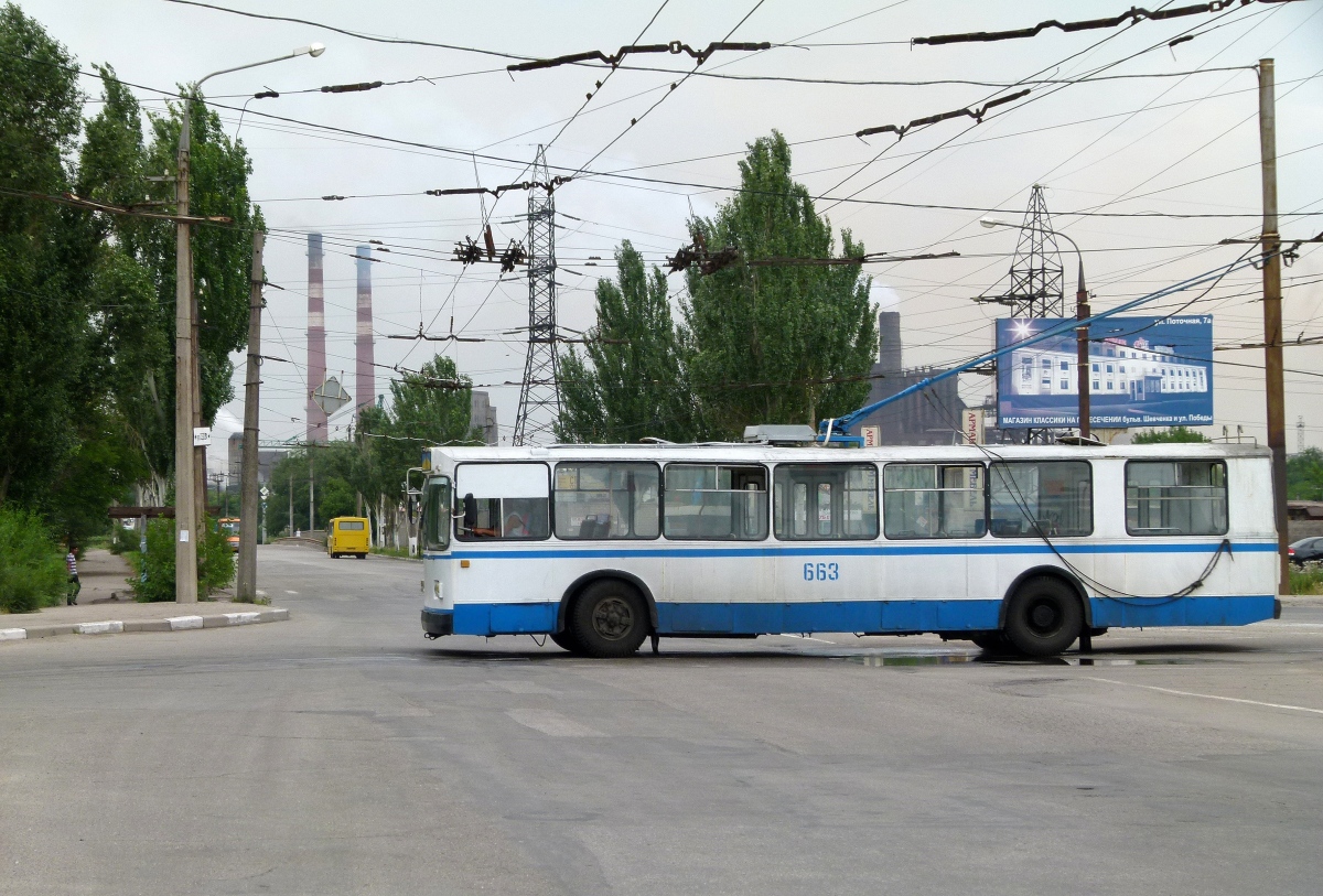 Запорожье, ЗиУ-682Г [Г00] № 663; Запорожье — Троллейбусные конечные станции