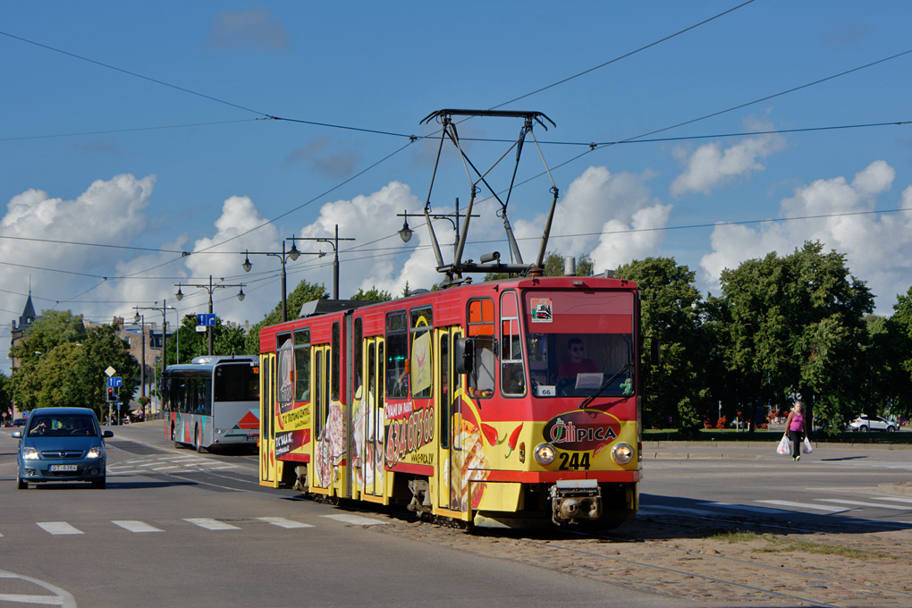 Лиепая, Tatra KT4D № 244