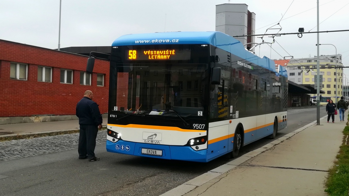 Прага, Ekova Electron 12T № 9507