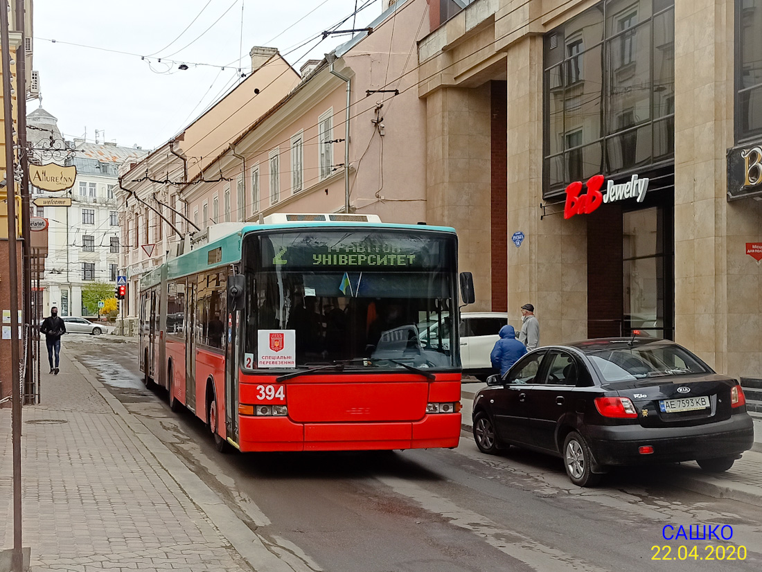 Черновцы, Hess SwissTrolley 2 (BGT-N1) № 394