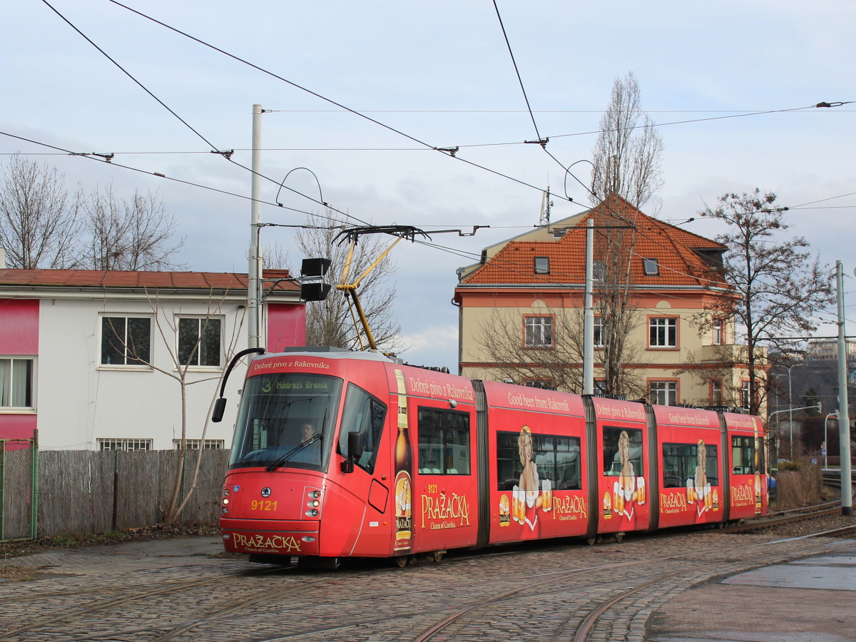 Прага, Škoda 14T Elektra № 9121