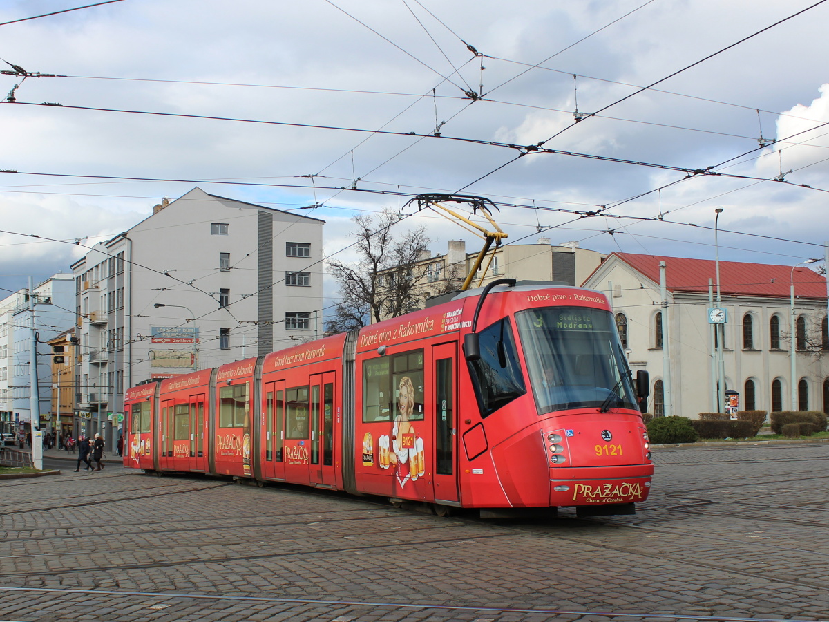 Prague, Škoda 14T Elektra N°. 9121