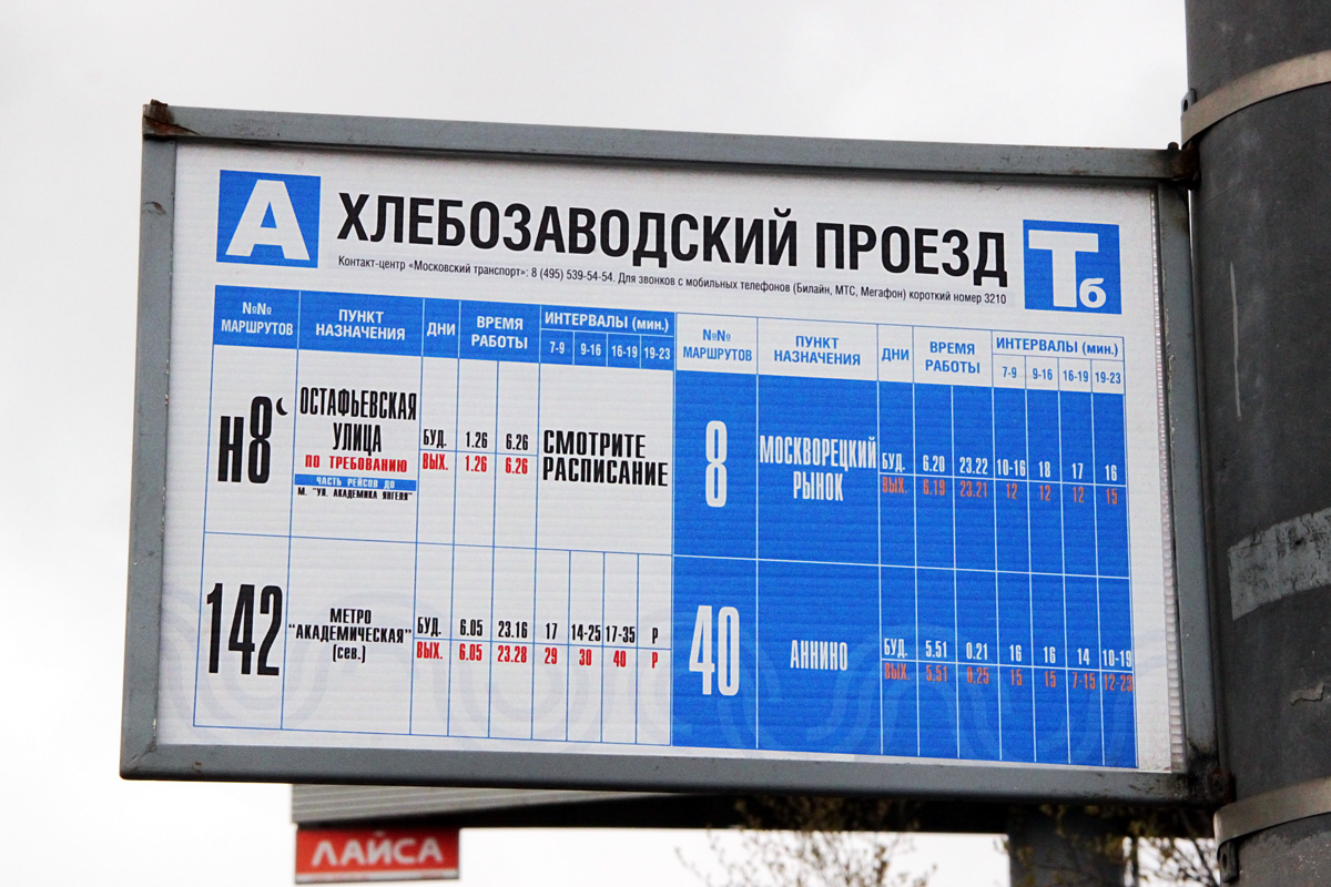 Moskva — Station signs & displays