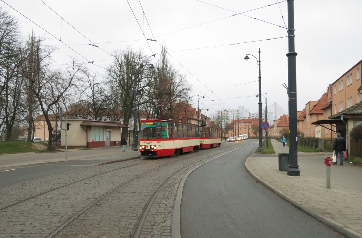 Гданьск, Konstal 105Na № 1415