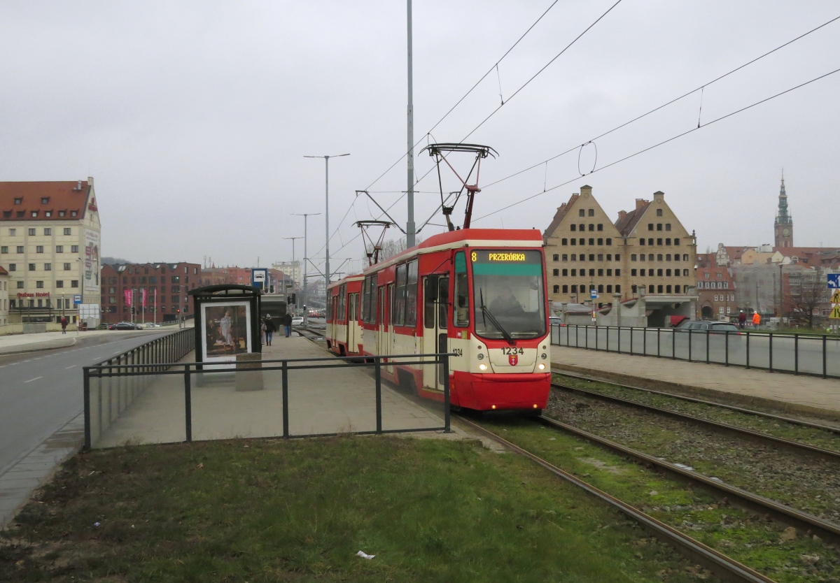 Гданьск, Konstal 105Na № 1234