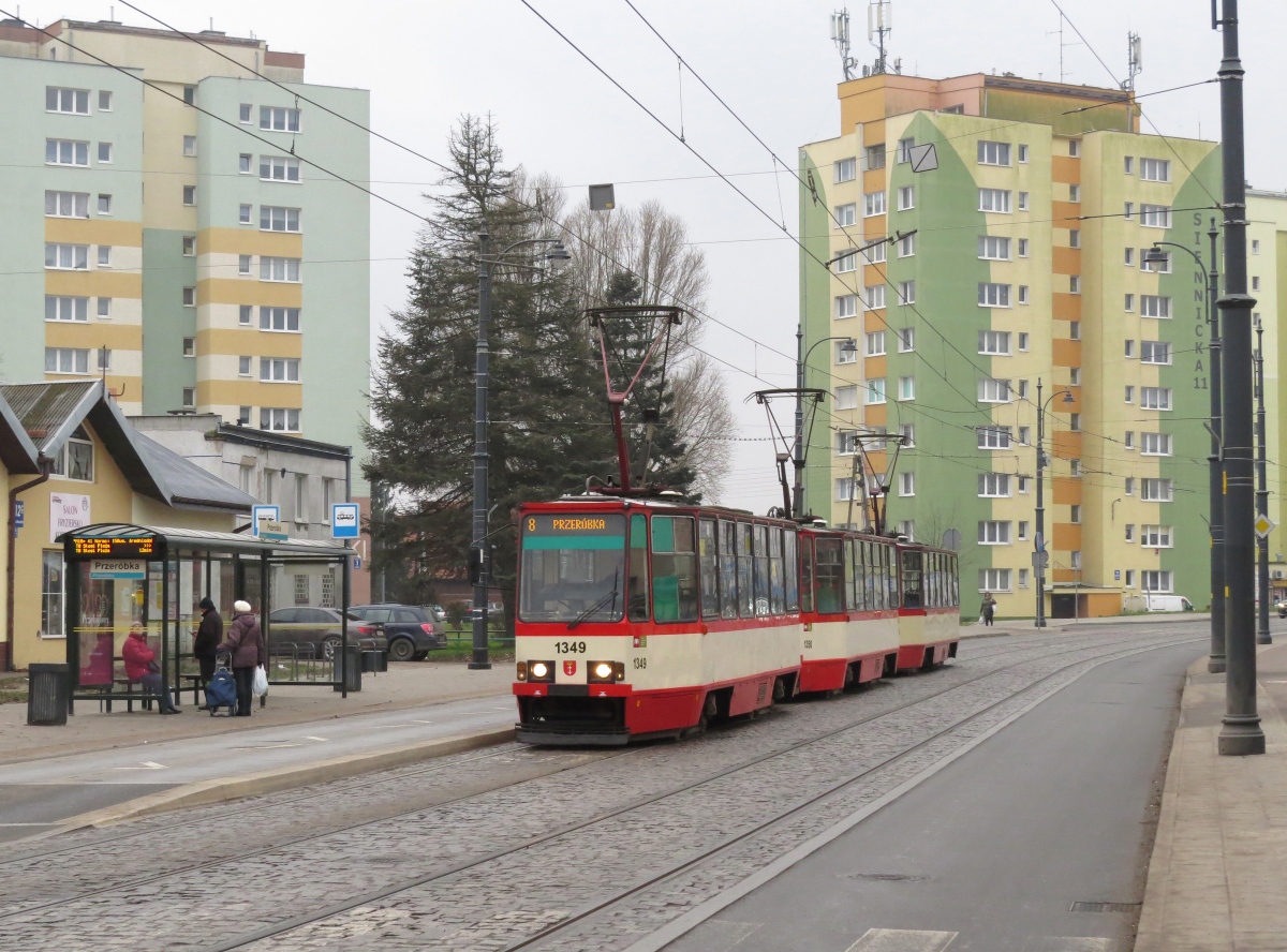 Гданьск, Konstal 105Na № 1349