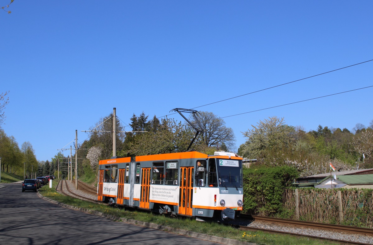 Görlitz, Tatra KT4DC Nr. 2313