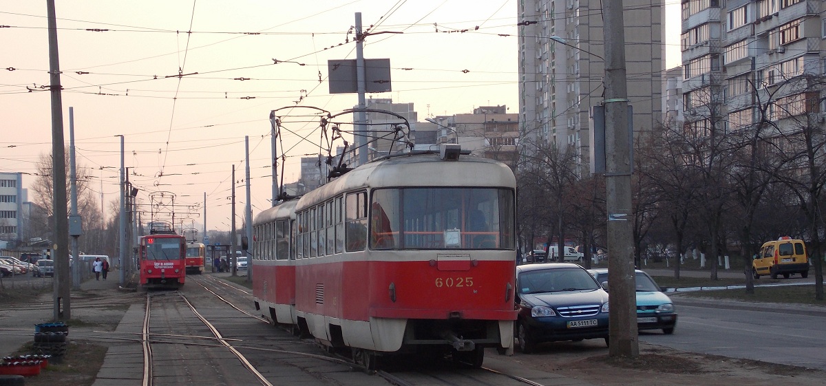 Киев, Tatra T3SU № 6025