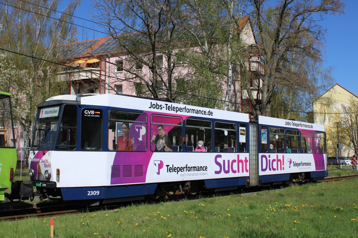 Гёрлиц, Tatra KT4DC № 2309