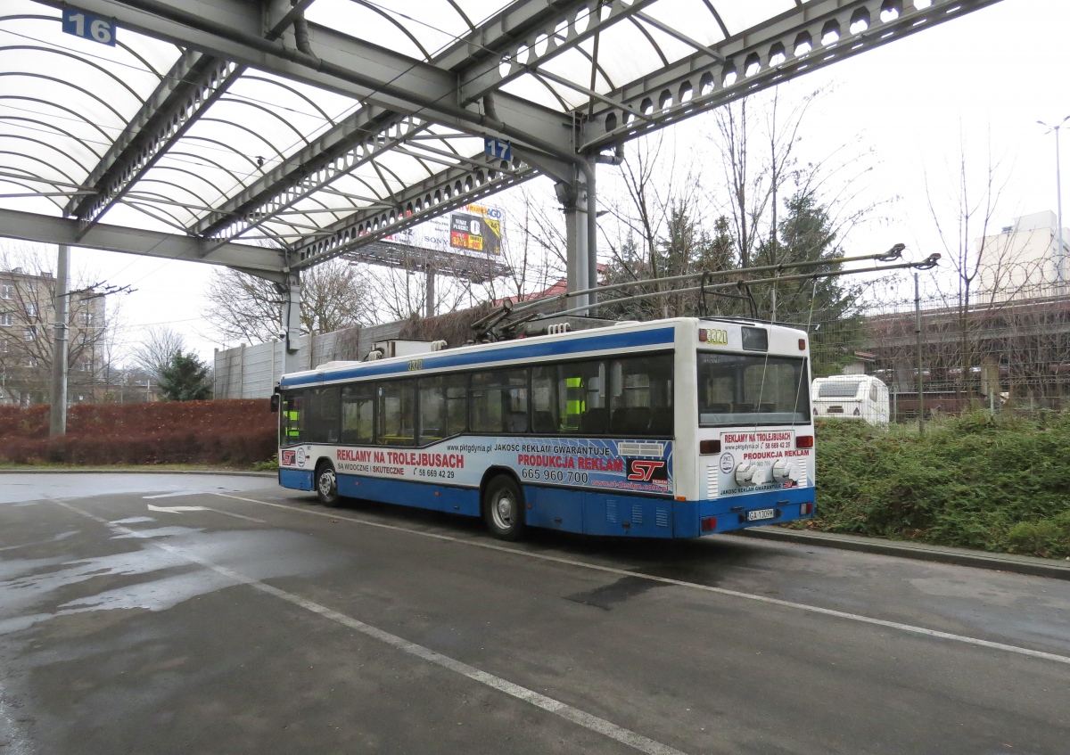 Гдыня, Mercedes-Benz O405N2AC № 3320