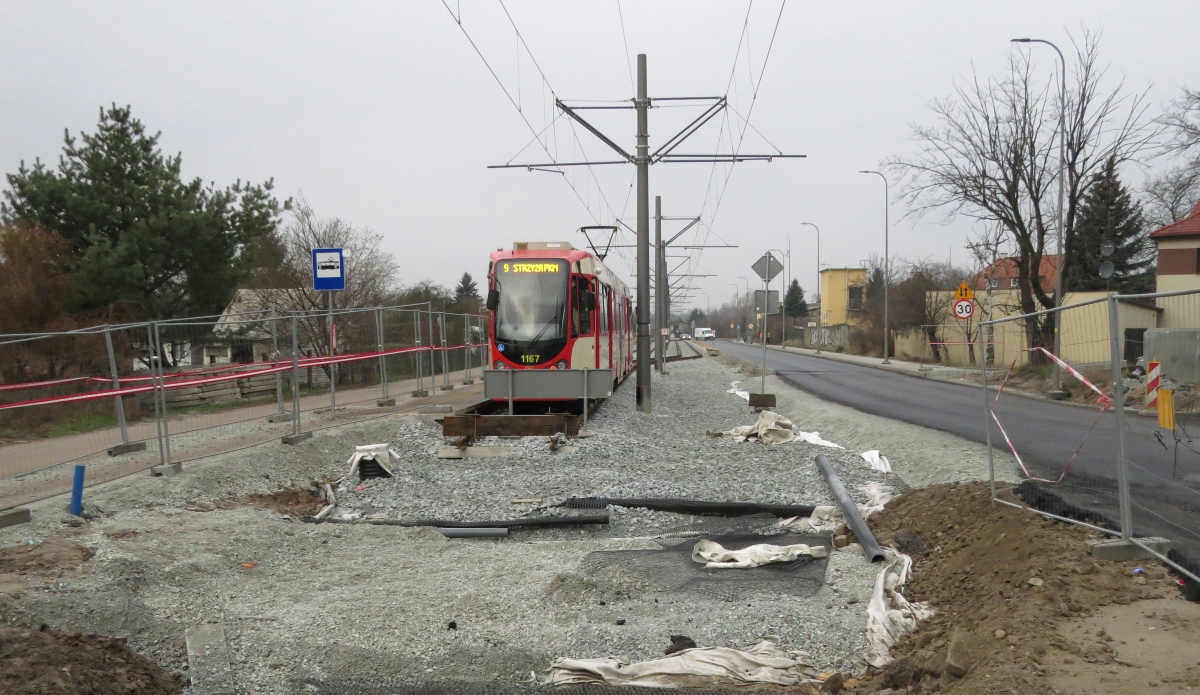 Гданьск, Duewag N8C-MF 18 № 1167 Гданьск, Duewag N8C-MF 18 № 1167