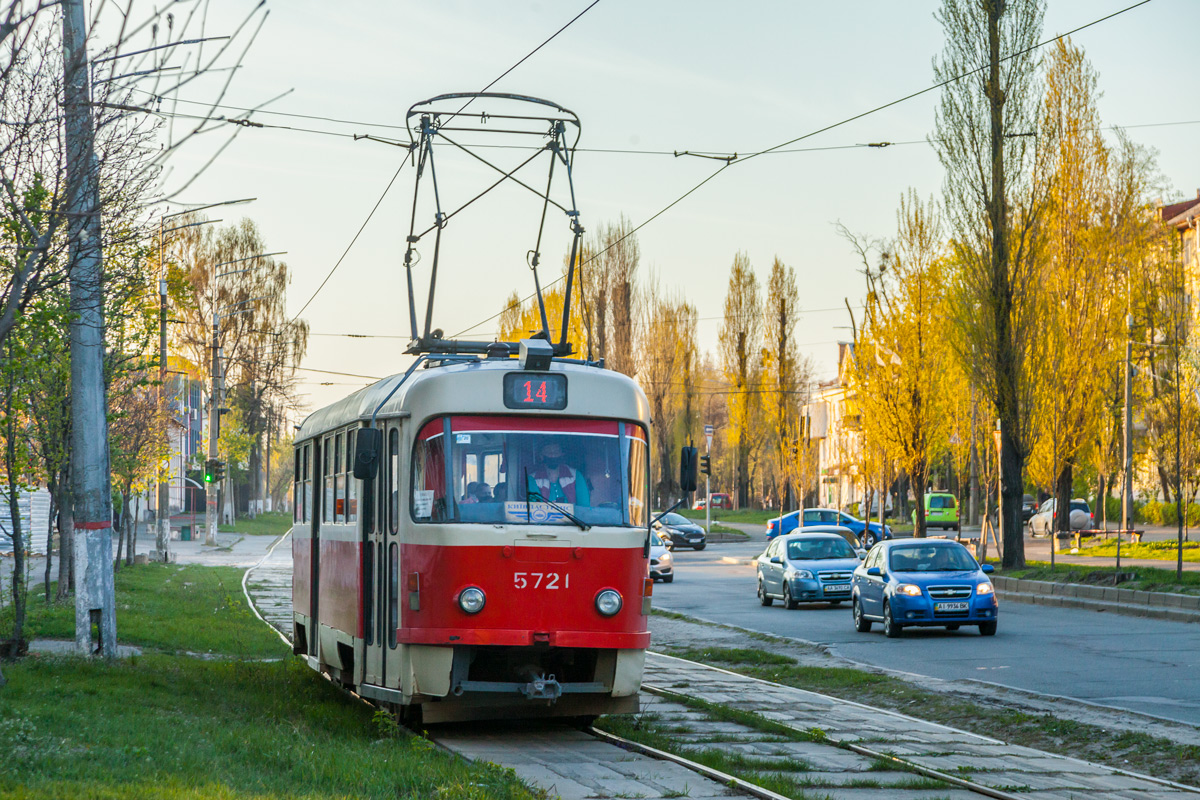 Киев, Tatra T3SU № 5721