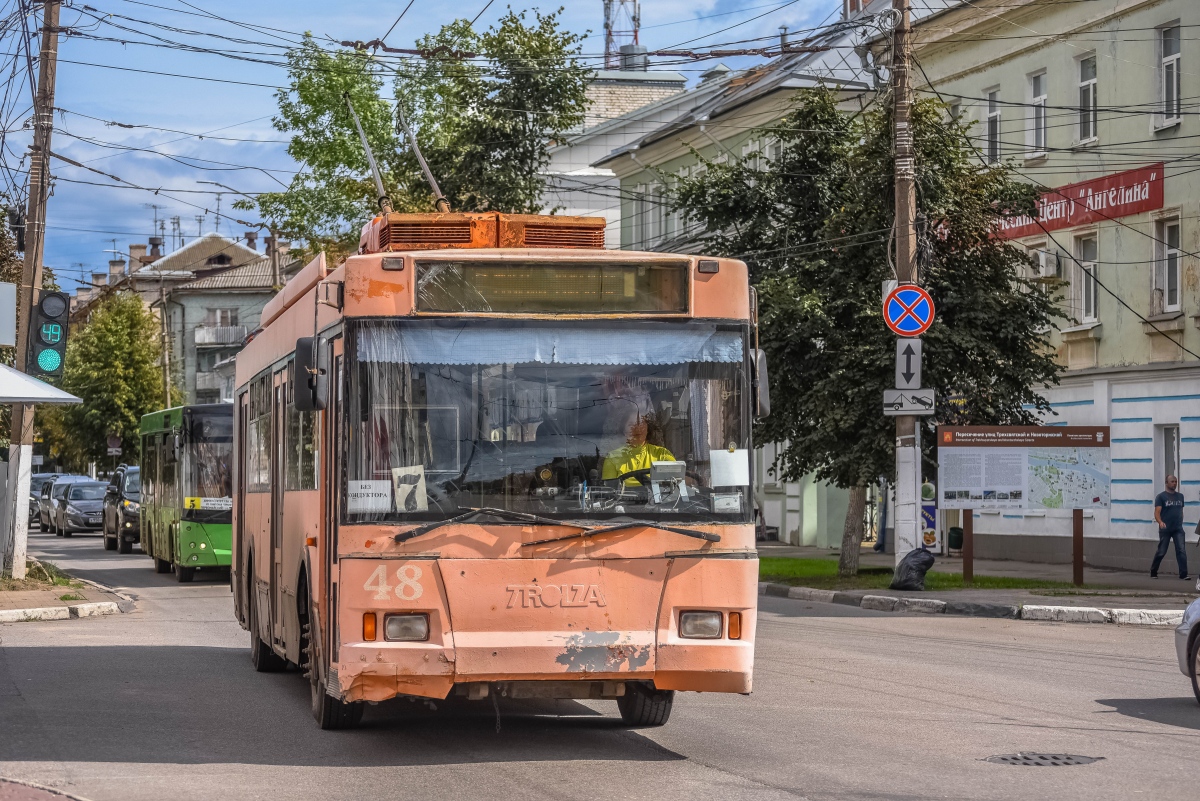 Тверь, Тролза-5275.05 «Оптима» № 48; Тверь — Последние годы тверского троллейбуса (2019 — 2020 гг.)