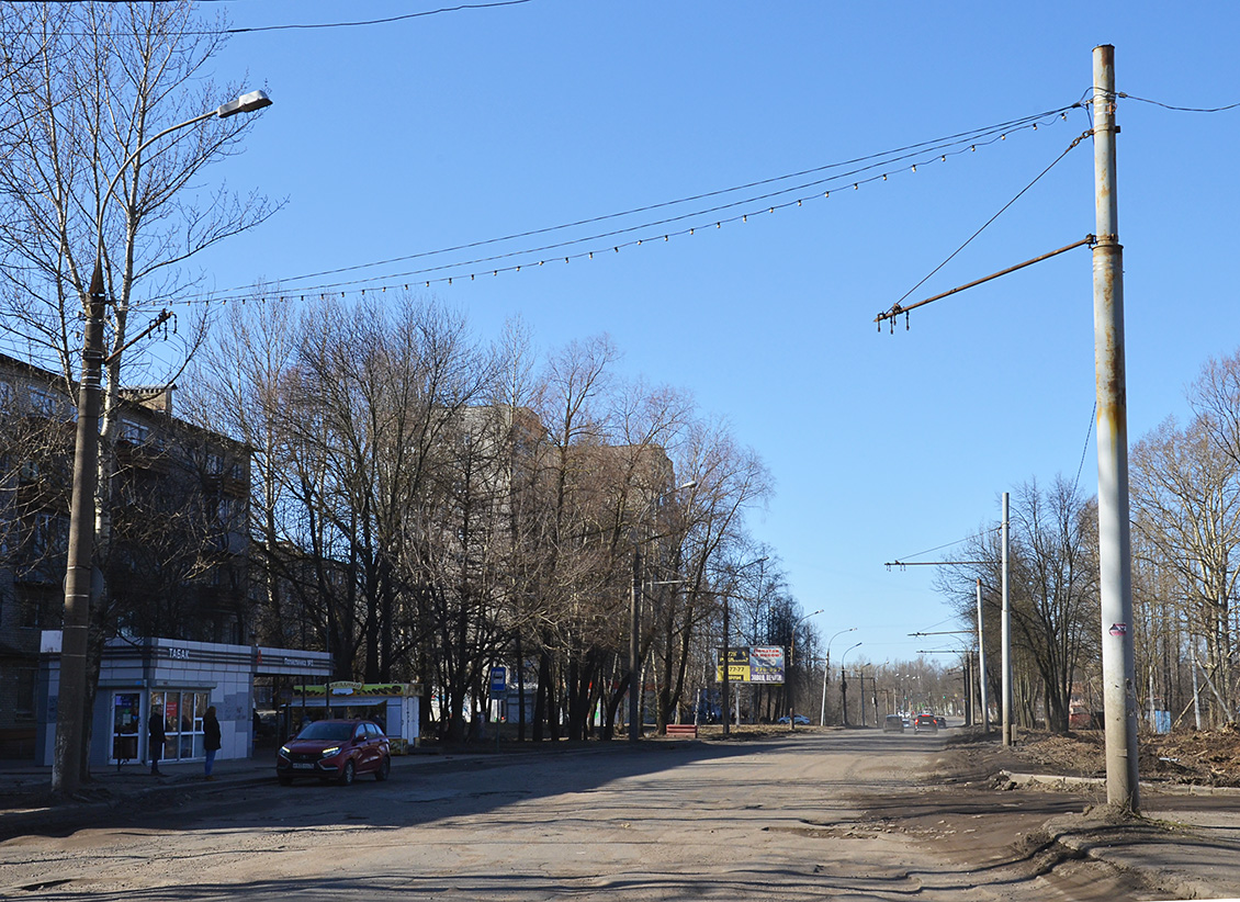 Ярославъл — Реконструкция Тутаевского шоссе 2019-2020 гг.; Ярославъл — Троллейбусные линии