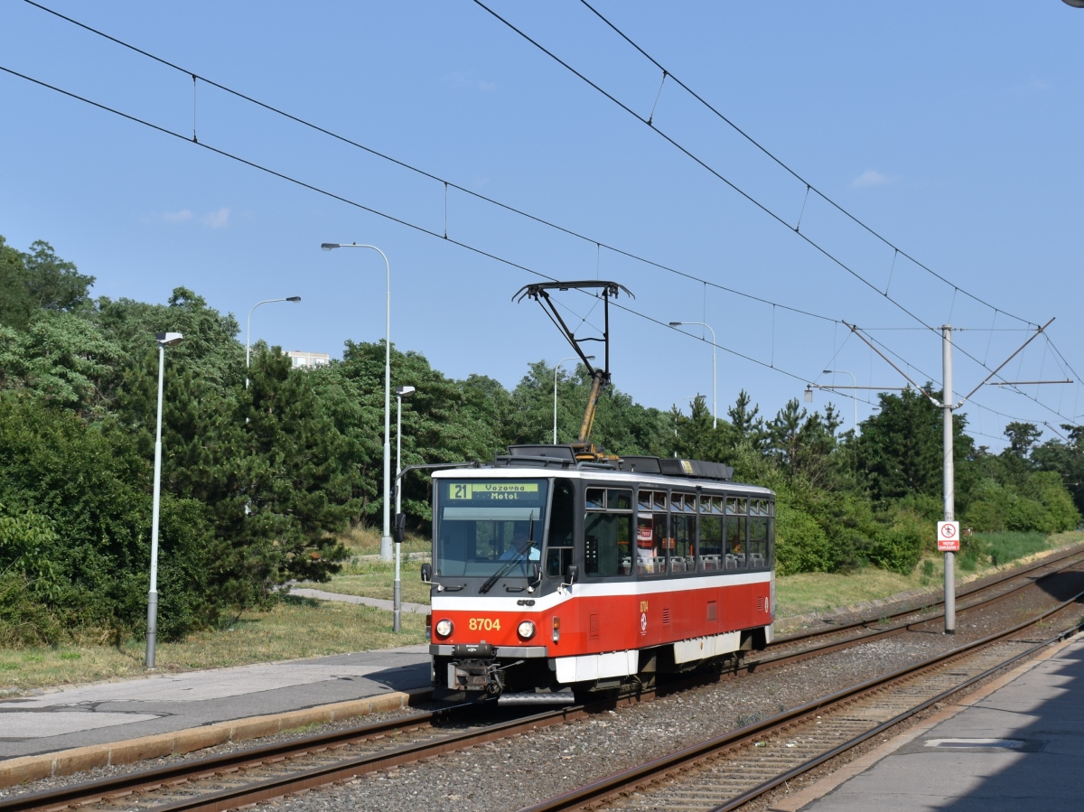 Прага, Tatra T6A5 № 8704