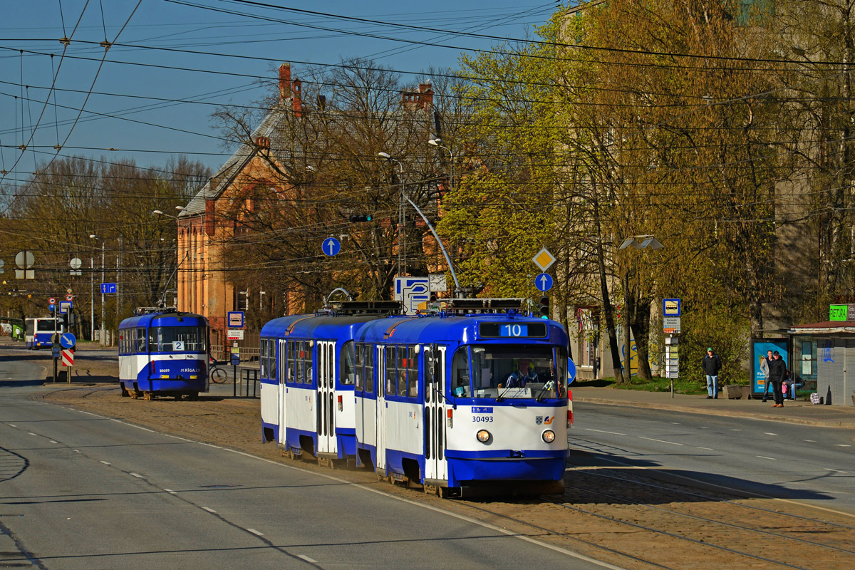 Рига, Tatra T3A № 30493