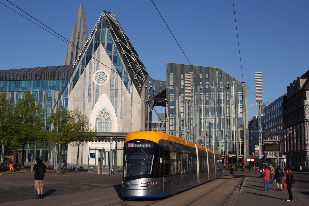 Лейпциг, Solaris Tramino Leipzig (NGT10) № 1004