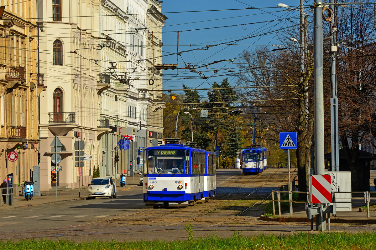 Рига, Tatra T3MR (T6B5-R) № 35076