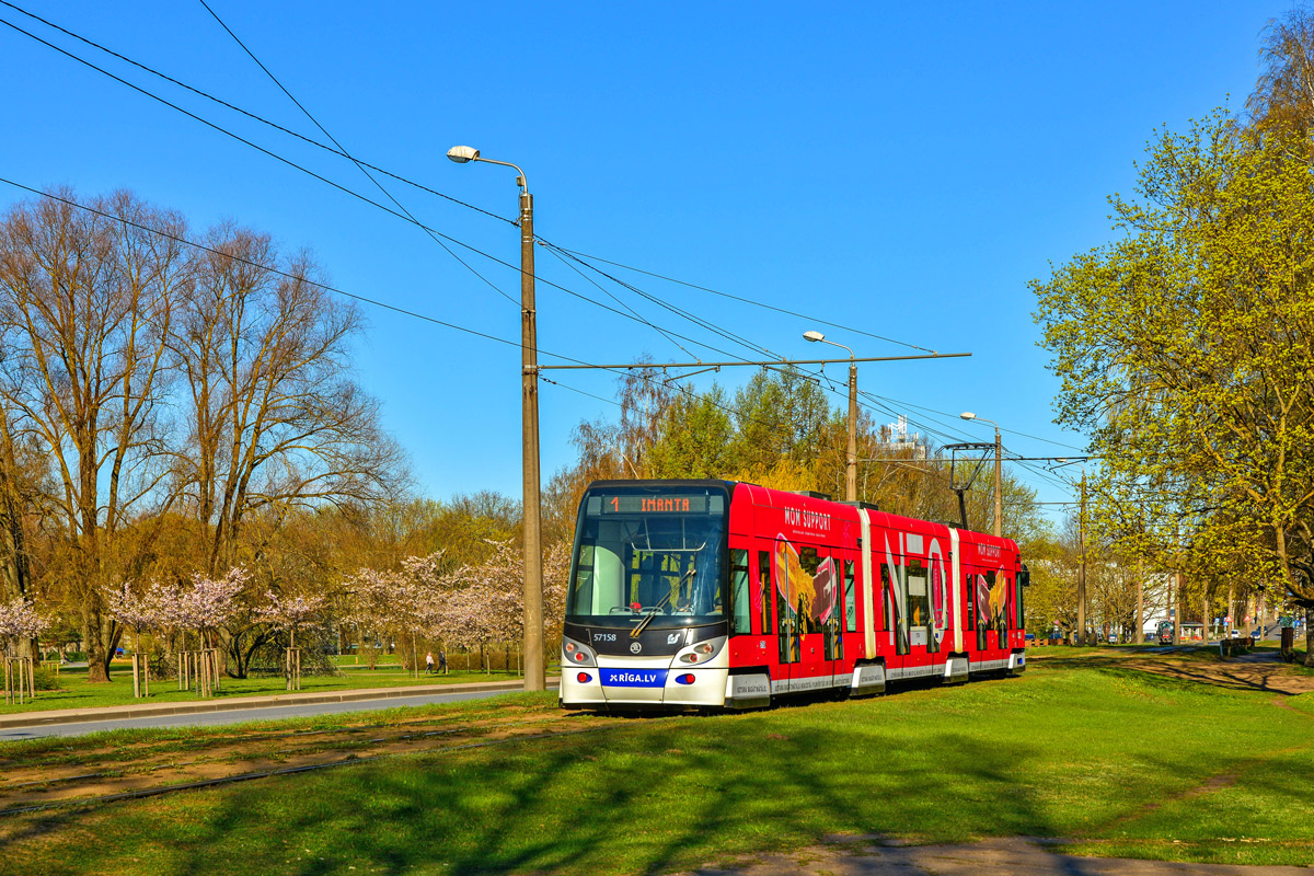 Рига, Škoda 15T ForCity Alfa Riga № 57158