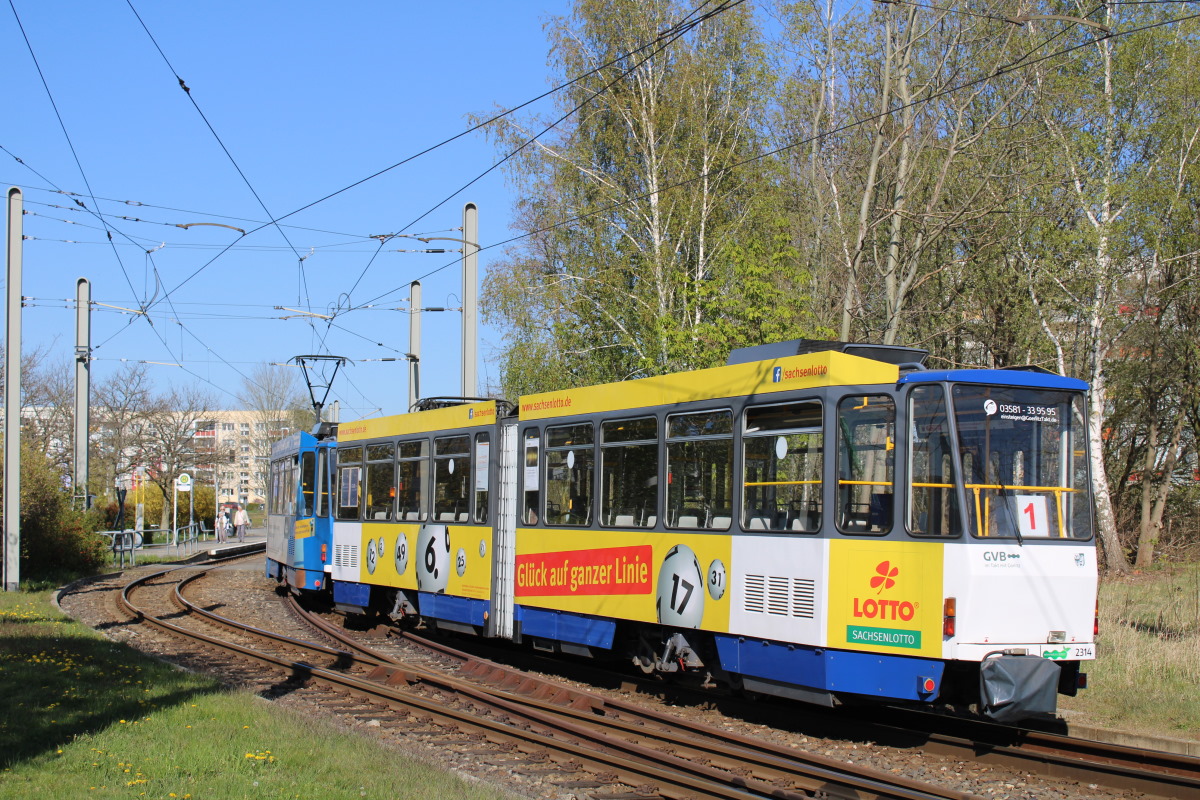 Гёрлиц, Tatra KT4DC № 2314