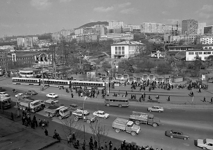 Vladivostok — Historic Photos — Tramway (1971-1990)