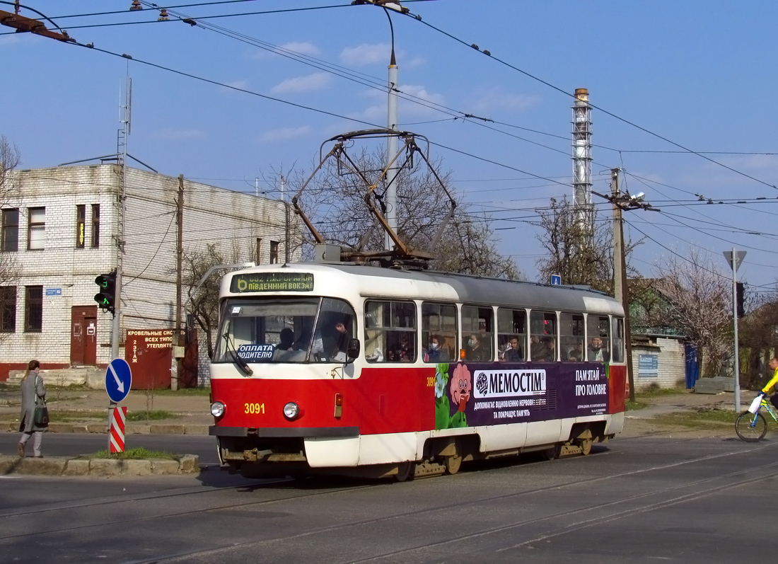 Харьков, Tatra T3SUCS № 3091