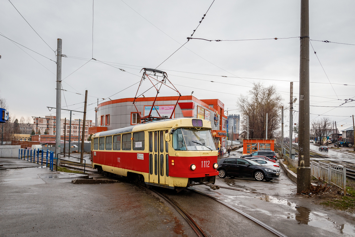 Iževska, Tatra T3SU (2-door) № 1112