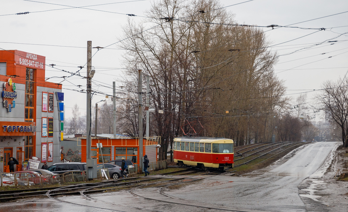 Iževska, Tatra T3SU (2-door) № 1112