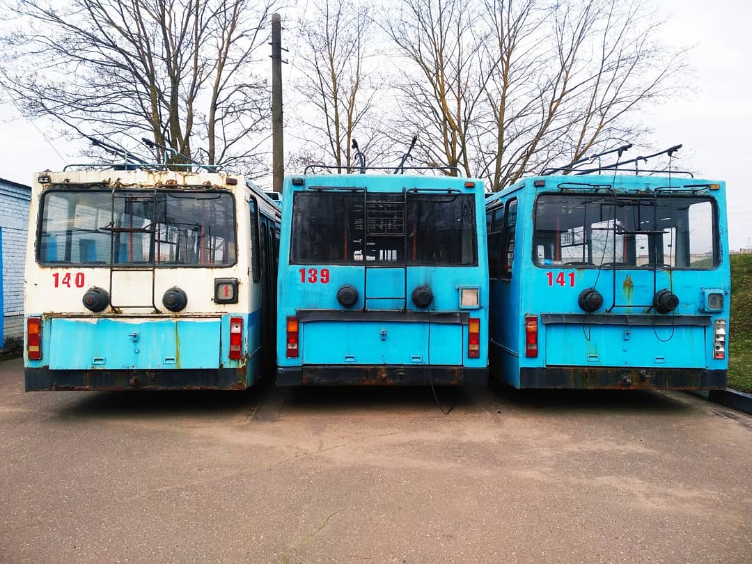 Vitebsk, BKM 20101 N°. 140; Vitebsk, BKM 201А7 N°. 139; Vitebsk, BKM 20101 N°. 141