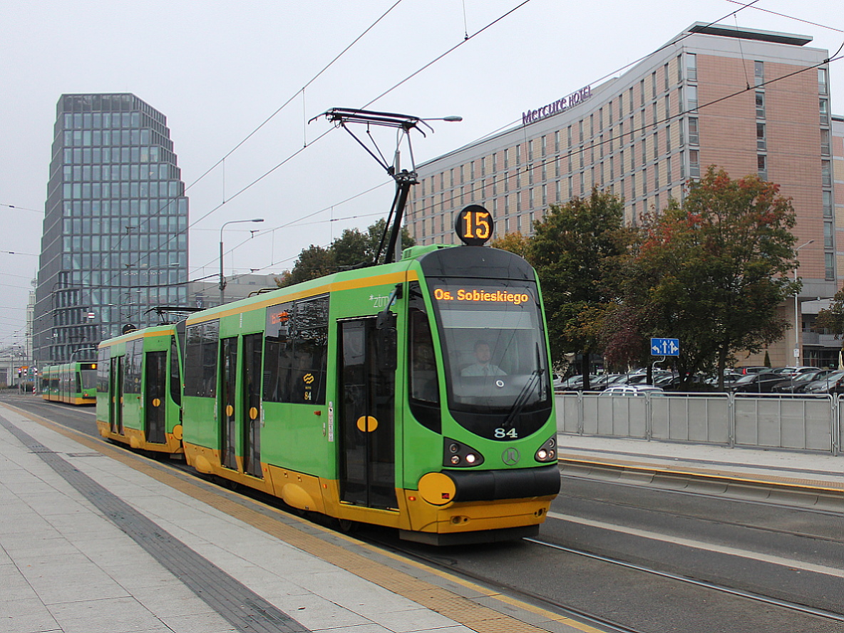Познань, Konstal 105N-Alfa HF07 № 84