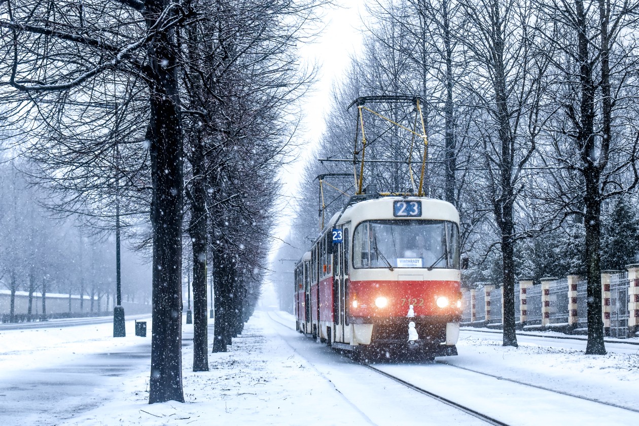 Прага, Tatra T3SUCS № 7122; Прага, Tatra T3SUCS № 7121