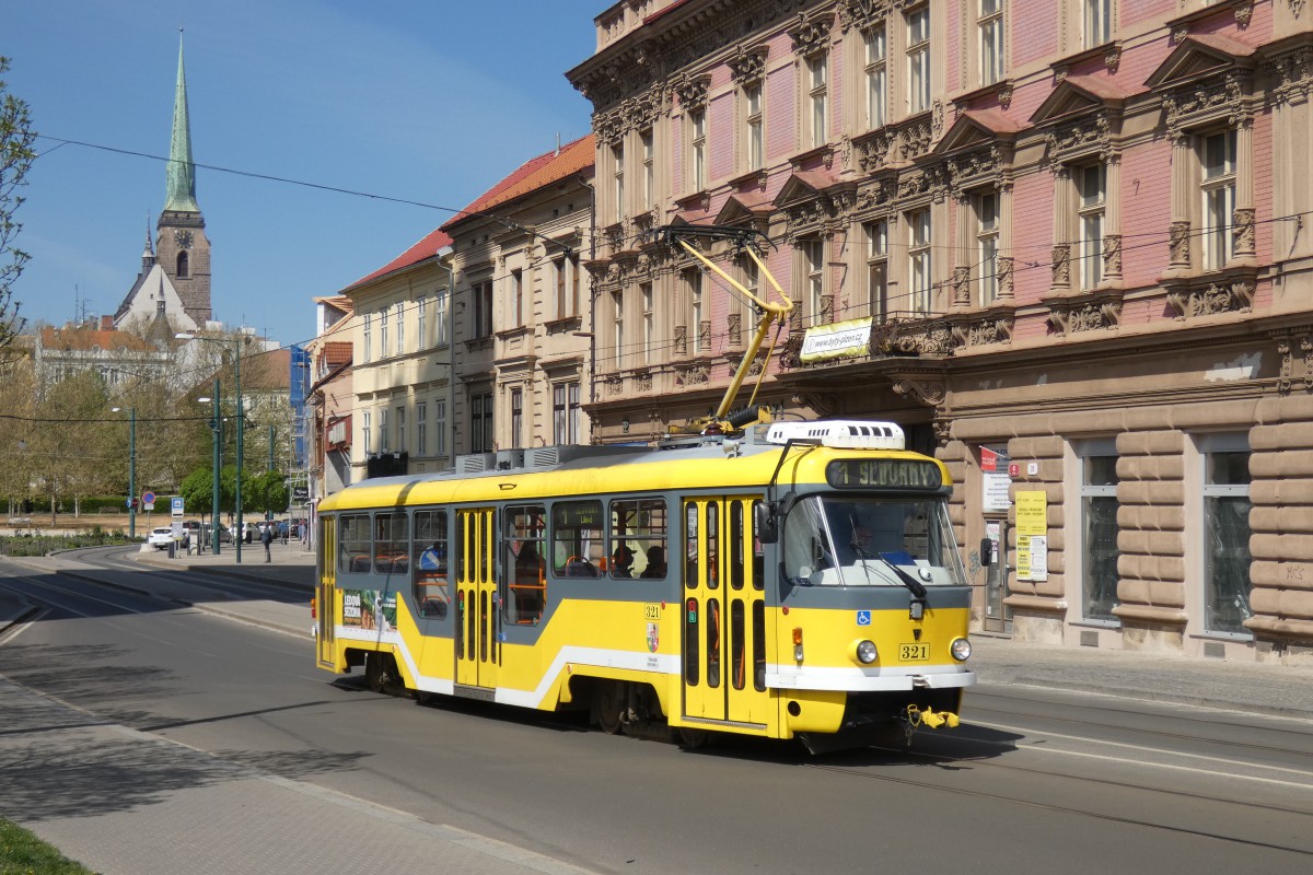 Пльзень, Tatra T3R.PLF № 321