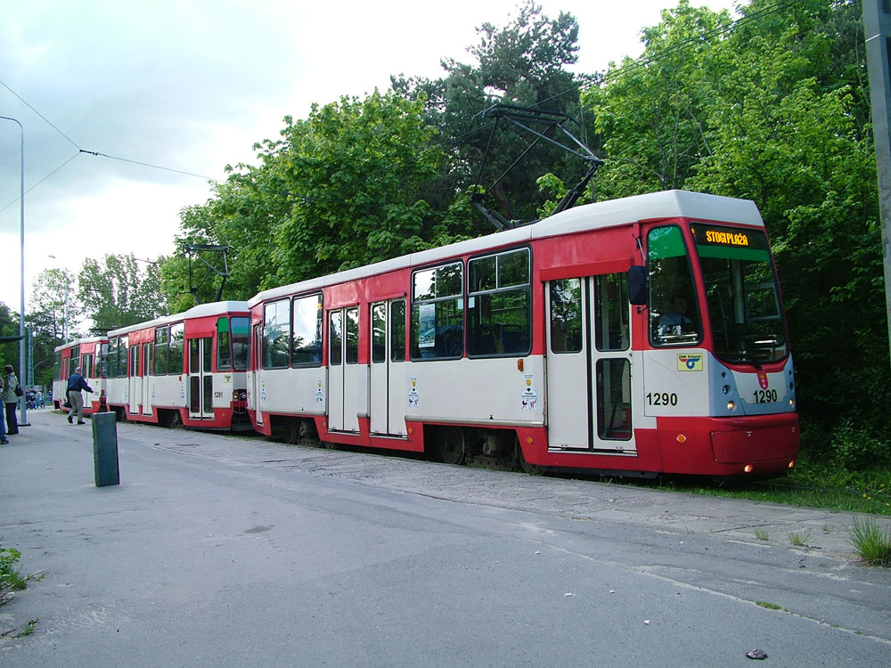Гданьск, Konstal 105Na № 1290