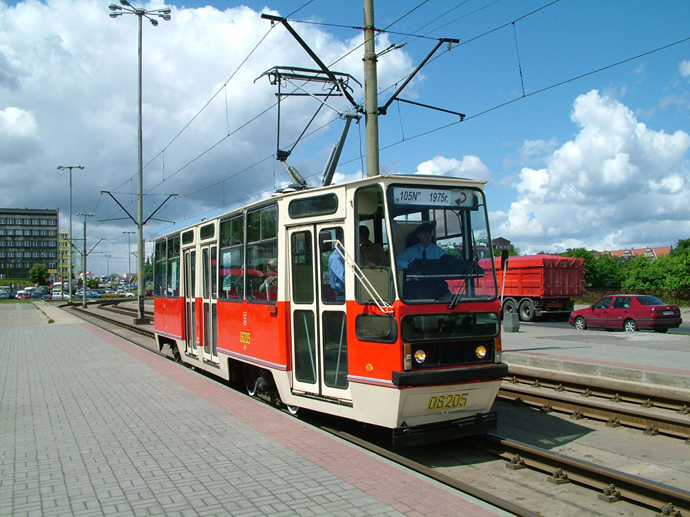 Гданьск, Konstal 105N № 06205