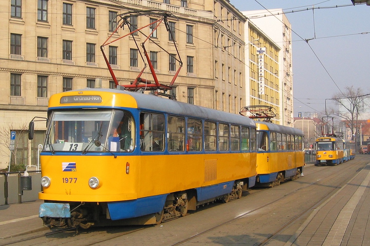 Лейпциг, Tatra T4D № 1977 Лейпциг, Tatra T4D № 1977