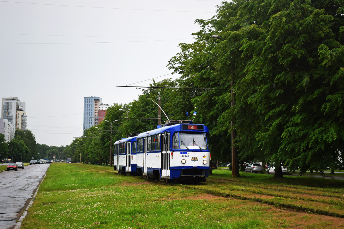 Рига, Tatra T3A № 30024