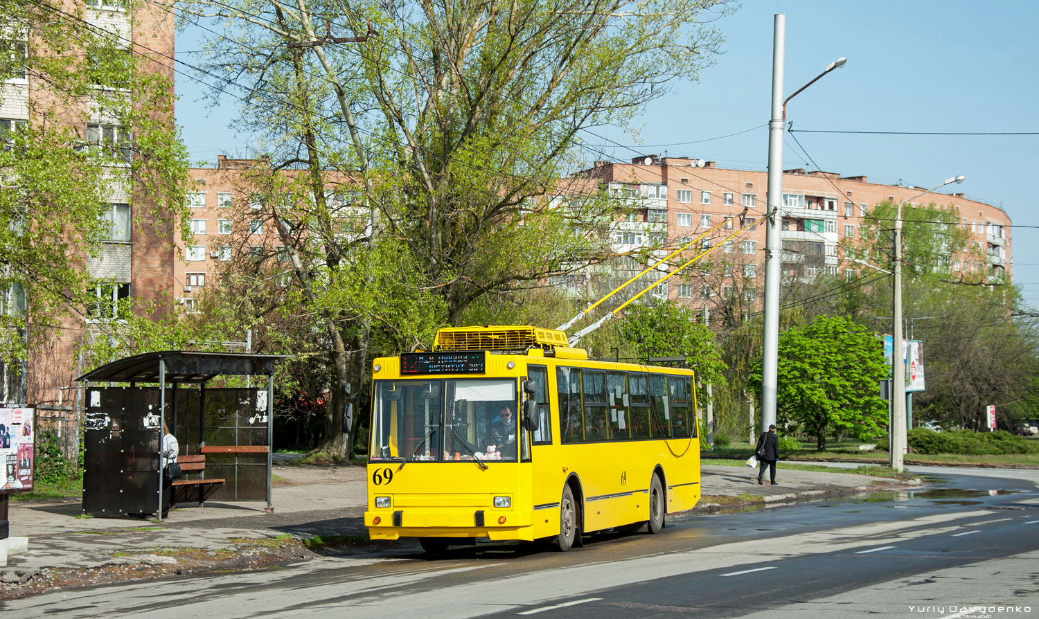 Полтава, ЮМЗ Т1Р (Т2П) № 69