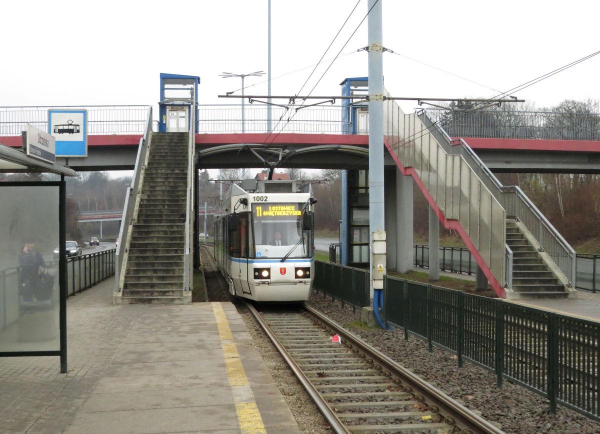 Гданьск, Alstom NGd99 № 1002; Гданьск — Трамвайные линии и инфраструктура