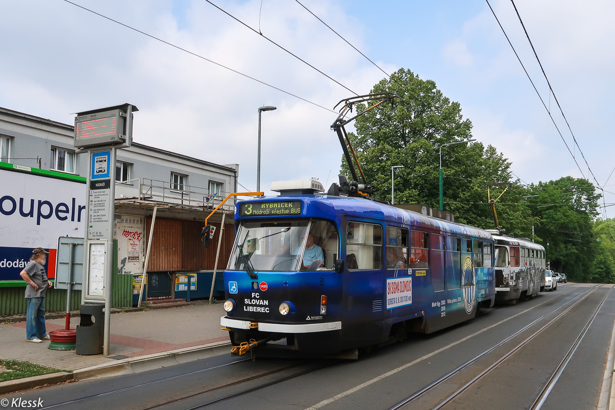 Liberec ― Jablonec nad Nisou, Tatra T3R.SLF nr. 69