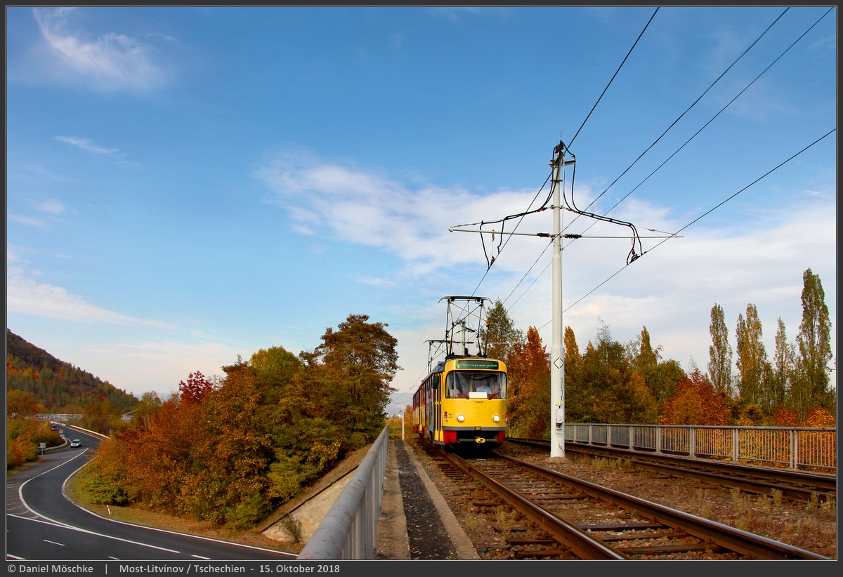 Мост ― Литвинов, Tatra T3M.3 № 222
