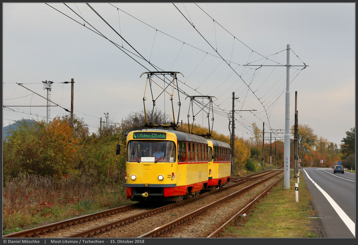 Мост ― Литвинов, Tatra T3M.3 № 222 Мост ― Литвинов, Tatra T3M.3 № 222