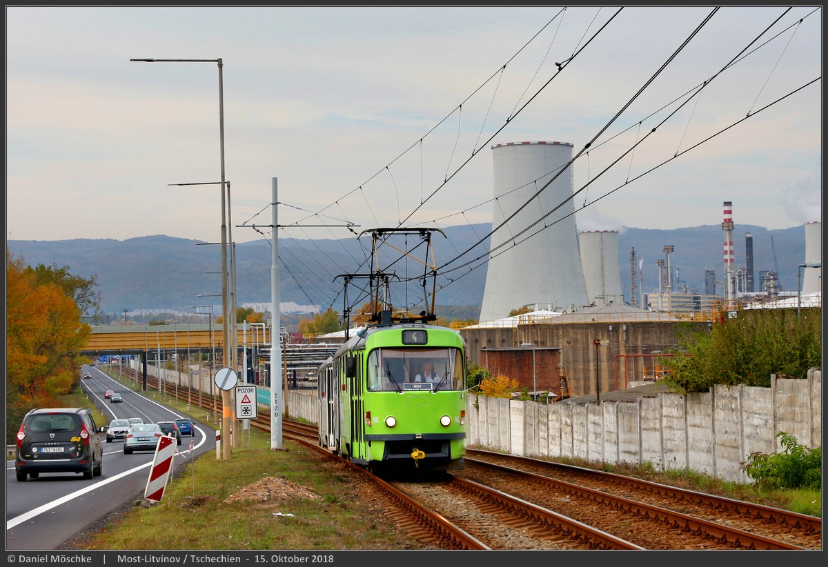 Мост ― Литвинов, Tatra T3M.3 № 302