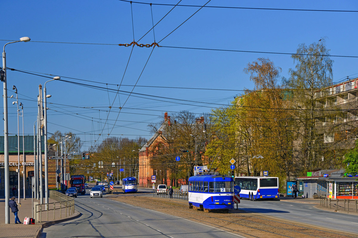 Рига, Tatra T3A № 30689