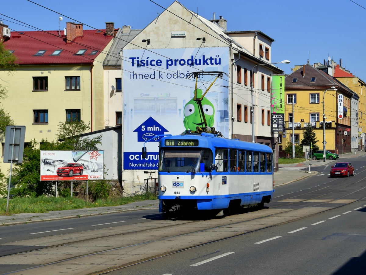 Острава, Tatra T3R.E № 948