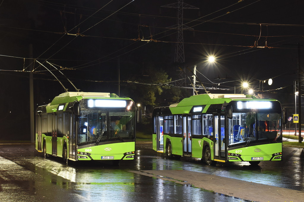 Каунас, Solaris Trollino IV 12 Medcom № 077; Каунас, Solaris Trollino IV 12 Medcom № 065