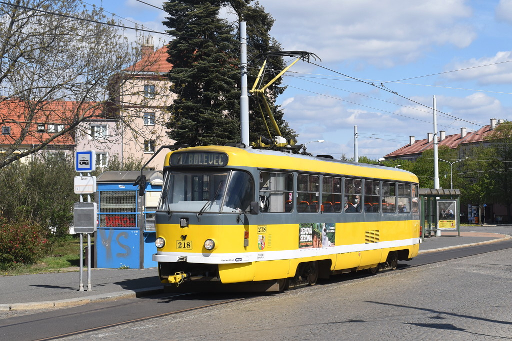 Пльзень, Tatra T3R.P № 218